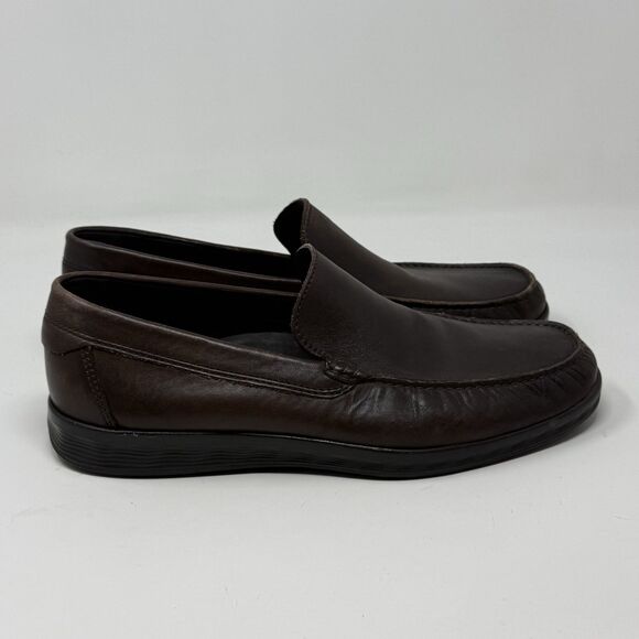 Ecco S Lite Moc Loafers Mens 10 - 10.5 EU 44 Brown Leather Slip On Comfort Shoes main image 10